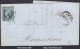 FRANCE N°10 SUR LETTRE AVEC PC 2706 LA ROCHELLE CHARENTE INF + CAD DU 22/10/1853 - 1852 Luis-Napoléon