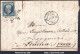 FRANCE N° 10 SUR LETTRE AVEC ETOILE MUETTE DE PARIS + CAD DU 07/06/1853 - 1852 Louis-Napoleon