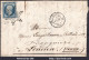 FRANCE N° 10 SUR LETTRE AVEC ETOILE MUETTE DE PARIS + CAD DU 07/06/1853 - 1852 Louis-Napoléon