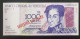 VENEZUELA. 1000 BOLIVARES 10 DE SEPTIEMBRE DE 1998  MUESTRA SIN VALOR EN ROJO. - Venezuela