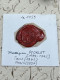 CACHET CIRE ANCIEN - Sigillographie - SCEAUX - WAX SEAL - 1855 MONSEIGNEUR MORLOT - Seals