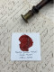 CACHET CIRE ANCIEN - Sigillographie - SCEAUX - WAX SEAL - 1859 Napoléon Lucien MURAT Prince MURAT - Stempel & Siegel