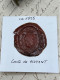 CACHET CIRE ANCIEN - Sigillographie - SCEAUX - WAX SEAL - Ca 18455 Comte De NOYANT - Seals