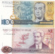 BRESIL LOT DE 2 BILLETS - Brasil