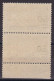 REUNION N°123A En Paire Verticale Bord De Feuille Neuf Sans Charnière - Unused Stamps