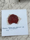 CACHET CIRE ANCIEN - Sigillographie - SCEAUX - WAX SEAL - Baronne PANON DES BASSYNS De RICHEMONT - Seals