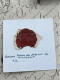 CACHET CIRE ANCIEN - Sigillographie - SCEAUX - WAX SEAL - Baronne PANON DES BASSYNS De RICHEMONT - Cachets