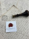 CACHET CIRE ANCIEN - Sigillographie - SCEAUX - WAX SEAL - Baronne PANON DES BASSYNS De RICHEMONT - Stempel & Siegel