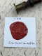 CACHET CIRE ANCIEN - Sigillographie - SCEAUX - WAX SEAL - V 1855 Jules PAUTET Du ROSIER - Stempels