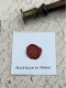 CACHET CIRE ANCIEN - Sigillographie - SCEAUX - WAX SEAL - PELLERIN De La VERGNE - Timbri