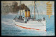 CPA -  Service De La RIVIERA Yacht FRANCE 1914 Cannes Nice Monaco Menton San Remo Gènes ( Bateau à Vapeur ) - Maritiem Transport - Haven