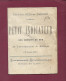 050424F - PETIT INDICATEUR 1882 Service D'hiver CHEMINS DE FER Arrondissement MONTARGIS Train - Chemin De Fer