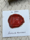 CACHET CIRE ANCIEN - Sigillographie - SCEAUX - WAX SEAL - Ca 1880 PRINCE DE PONINSKI - Timbri