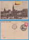 CARTE POSTALE SEMAINE DE L'AIR (4 AU 11 NOVEMBRE 1945) STRASBOURG - VIGNETTE "10 Fr. SEMAINE DE L'AIR" - Luftfahrt