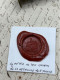 CACHET CIRE ANCIEN - Sigillographie - SCEAUX - WAX SEAL - De POTTER De TEN BROECK / De La KETHULLE De RYHONE - Cachets