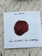 CACHET CIRE ANCIEN - Sigillographie - SCEAUX - WAX SEAL - Ca 1855 DuROCHER Du QUENGO - Cachets