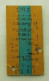 Germany-Train Ticket-Personentug Miltenberg Hbf-Heidelberg1957. - Europa