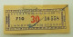 Germany-Tram Ticket-Straßenbahn Der Stadt Frankfurt A.M. - Europa