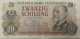 AUSTRIA 20 Shillings 1956 P-136 Very Fine - Austria