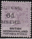 1900 SOUTH AFRICA - MAFEKING, Stanley Gibbons N. 10 - 6d. On 3d. Lilac And Black - Other & Unclassified
