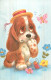 Le Chiot Au Chapeau . Illustration JOAN - Collezioni & Lotti