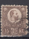 ⁕ Hungary 1871 ⁕ Franz Josef 15 Kr. ⁕ 2v Used / Damaged (unchecked) - See Scan - Oblitérés