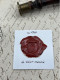 CACHET CIRE ANCIEN - Sigillographie - SCEAUX - WAX SEAL - Ca 1860 De SAINT MELOIR - Cachets