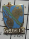 713B Pin's Pins / Beau Et Rare : VILLES / SAINT AIGULIN BLASON ECUSSON ARMOIRIES - Villes