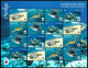 Penrhyn Cook Islands 2014 W.W.F. Green Turtle Ocean Marine Reptile Amphibian Wildlife MNH Stamps Full Sheet Mi. 761-764 - Tortues