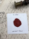 CACHET CIRE ANCIEN - Sigillographie - SCEAUX - WAX SEAL - Ca 1860 De SAINT PERN - Stempel & Siegel