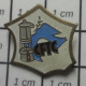 713B Pin's Pins / Beau Et Rare / ASSOCIATIONS / SYNDICAT CHRETIEN CFTC MINE MINEURS - Associazioni