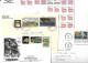 ETATS UNIS- 10 TRES BELLES DIVERSES ENVELOPPES ECRITES AVEC TIMBRES ET DES SERIES COMPLETES-FAIT 3 SCANS. - Event Covers