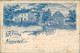 Ansichtskarte Ratingen 2 Bild: Gasthaus Im Angerthal 1899 Litho - Ratingen