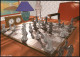 Schach Chess Motivkarte Thierry Blin Harmonie échiquéenne 1996 - Contemporain (à Partir De 1950)