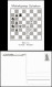 Schach Motivkarte Motiefgroep Schaken Mat In 2. "schaak - Filatelie" 1996 - Contemporain (à Partir De 1950)
