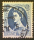 Great Britain, Scott #369, Used(o), 1958, Wilding: Queen Elizabeth II, 1/6, Dark Blue - Gebraucht