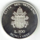 VATICANO VATIKAN VATICAN - 1984 - 500 Lire - KM 184 Ioannes Paulus II UNC Silver Argento - Vaticano