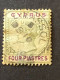 CYPRUS   SG 44  4 Pi Sage Green And Purple   FU - Cyprus (...-1960)