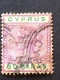 CYPRUS   SG 41  30 Paras Mauve And Green   FU - Zypern (...-1960)