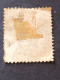 CYPRUS   SG 25  ½ On ½ Piastre, Note Pulled Perfs SE Corner - Chypre (...-1960)