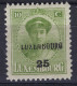 1925 LUXEMBOURG PREO Nr. 149  CHARLOTTE ** MNH Avec Curiosité " Défaut En Haut De L'impression " ; Voir 2 Scans! LOT 286 - Precancels