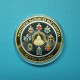 2013 Medaille Papst Benedikt XVI. Kupfer Versilbert, Teilvergoldet In PP (M3463 - Non Classés