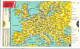 Carte Distancier France / Europe Pneus Services & Leclerc Pneus1970/80 échelle 1/18.000.000 - Roadmaps