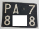 61518 Antica Targa Italiana In Metallo - Palermo - Number Plates