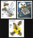 Somalia 2000 MNH Bee Honey Insects Honeybees Flowers Flora Fauna MNH Luxe Stamps Full Set Serie Mi.# 805-807 - Honingbijen