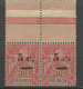 REUNION N° 53 Variétée C Cassé Tenant à Normal NEUF** LUXE SANS CHARNIERE  / Hingeless  / MNH - Ungebraucht