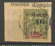 GUADELOUPE N° 52 Variétée S Renversée CACHET POINTE A PITRE Sur Fragment / Used / Signé MIRO - Oblitérés