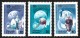 USSR 1987 Mi.  5698 - 5700 MNH Space Cosmonautics Day Satellite Astronautus Space Program MNH Stamps Full Set - Unused Stamps