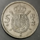 Monnaie Espagne - 1975 (1980) - 5 Pesetas Juan Carlos I étoile - 5 Pesetas