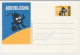 Verhuiskaart G. 70 - Perforatie Ophanggat Door Kaart Heen Geslagen ( Zie Geuzendam Blz. 113 ) - Cartas & Documentos